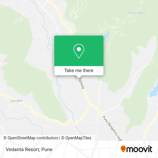 Vedanta Resort map
