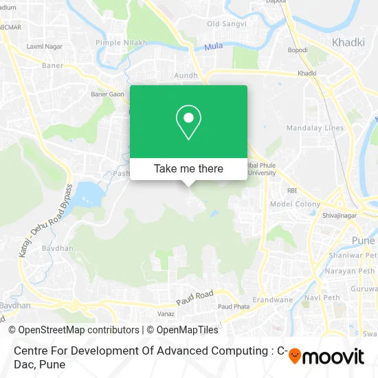 Centre For Development Of Advanced Computing : C-Dac map