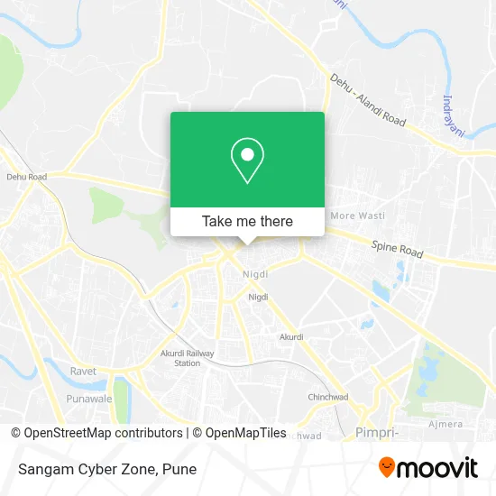 Sangam Cyber Zone map