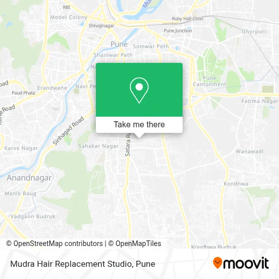 Mudra Hair Replacement Studio map