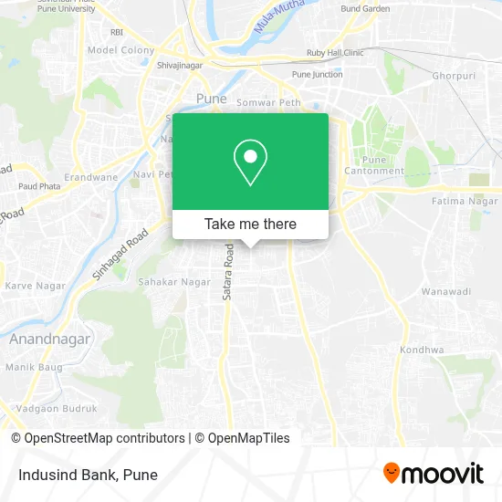 Indusind Bank map