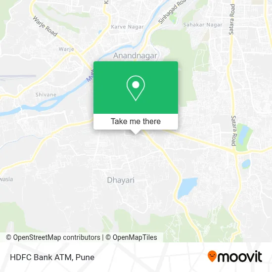 HDFC Bank Atm map