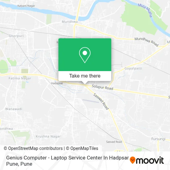 Genius Computer - Laptop Service Center In Hadpsar Pune map