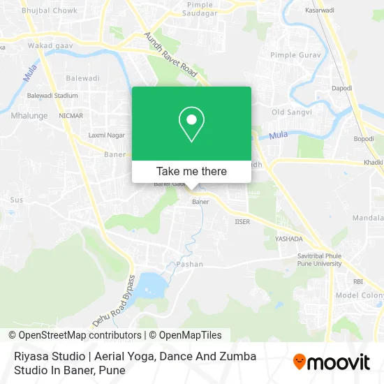 Riyasa Studio | Aerial Yoga, Dance And Zumba Studio In Baner map