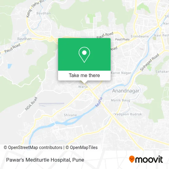 Pawar's Mediturtle Hospital map