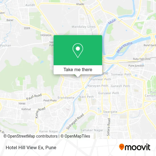 Hotel Hill View Ex map