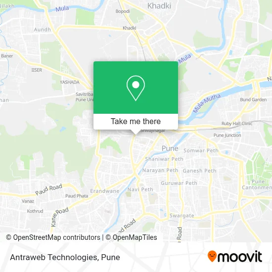 Antraweb Technologies map