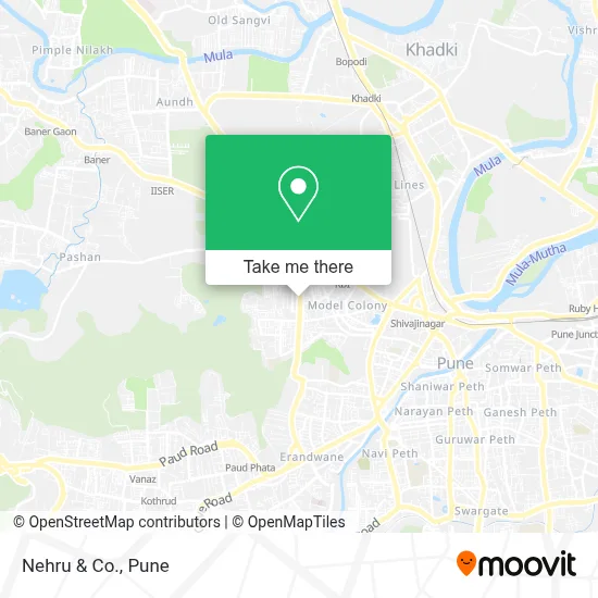 Nehru & Co. map