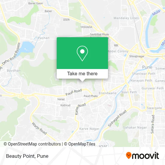 Beauty Point map
