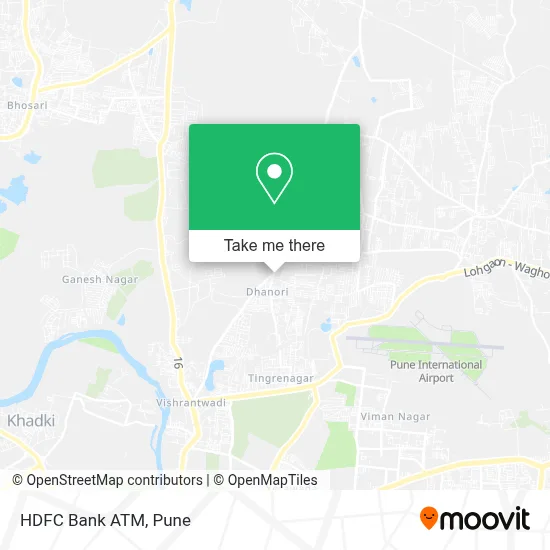 HDFC Bank Atm map