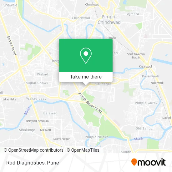 Rad Diagnostics map