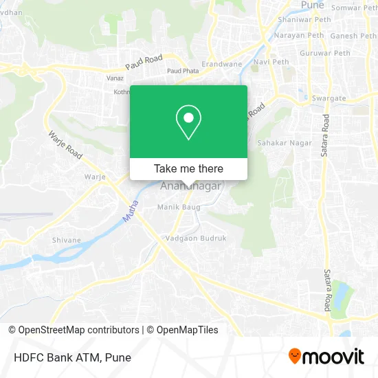 HDFC Bank Atm map