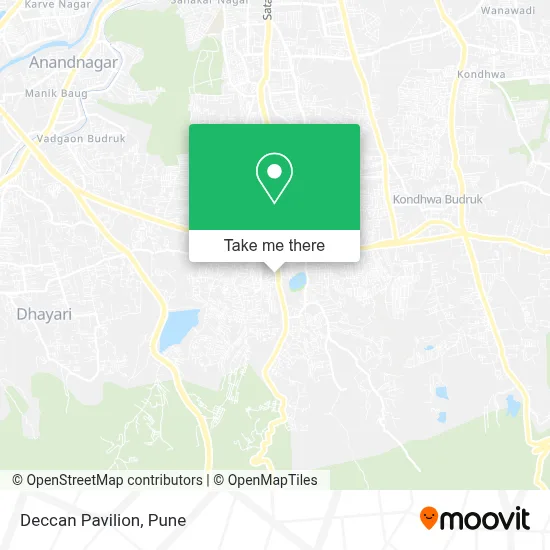 Deccan Pavilion map