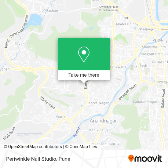 Periwinkle Nail Studio map