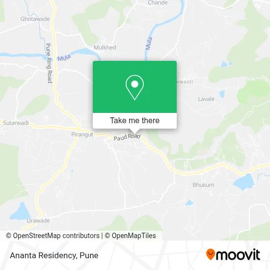 Ananta Residency map