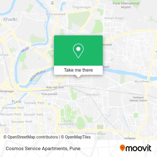 Cosmos Service Apartments map