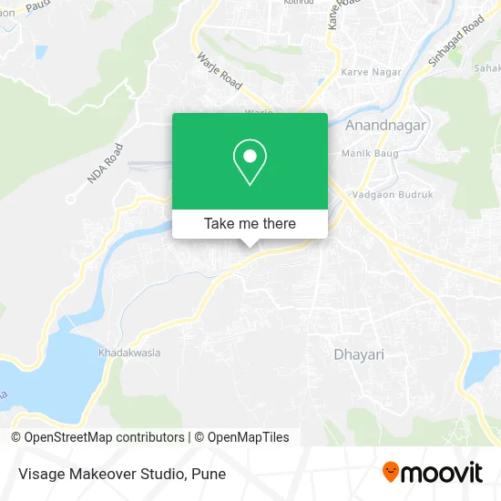 Visage Makeover Studio map