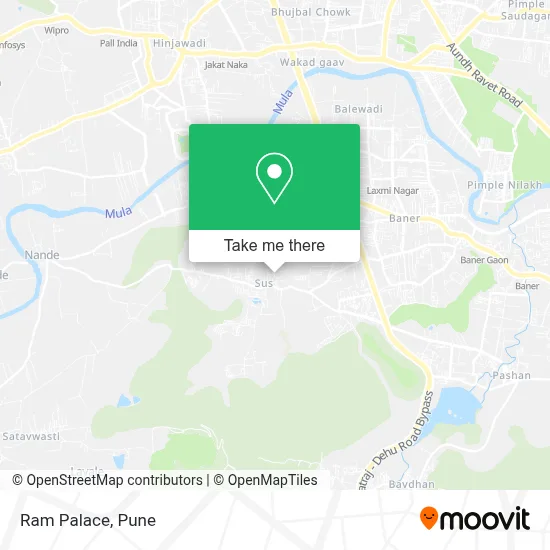Ram Palace map