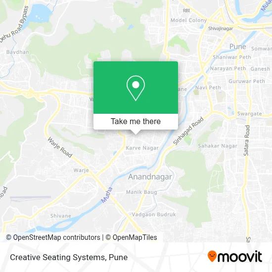 Creative Seating Systems map