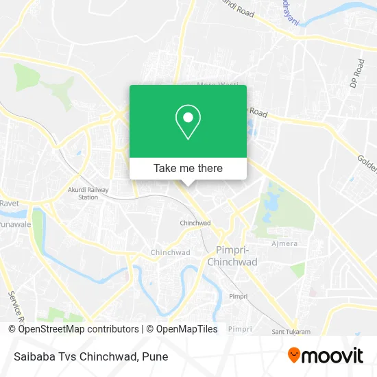 Saibaba Tvs Chinchwad map