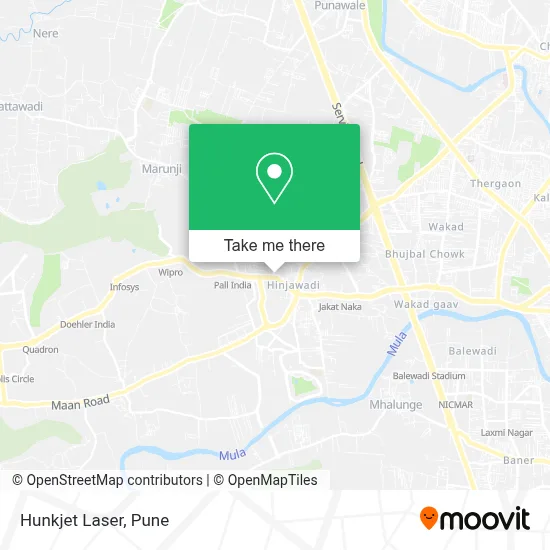 Hunkjet Laser map