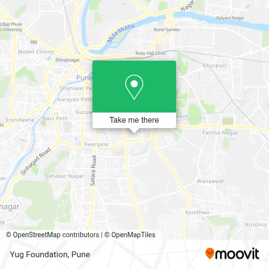 Yug Foundation map