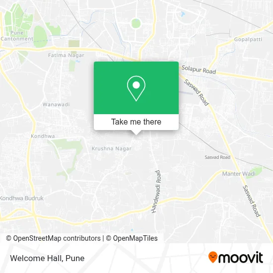 Welcome Hall map