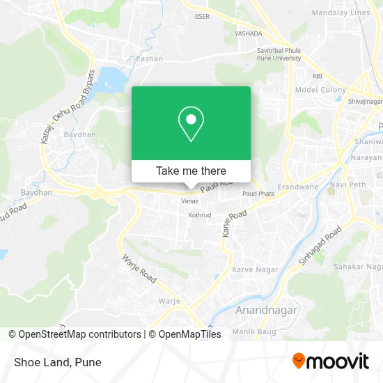 Shoe Land map
