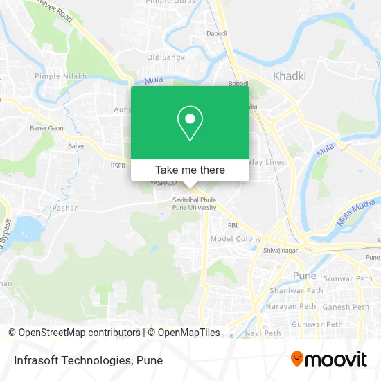 Infrasoft Technologies map