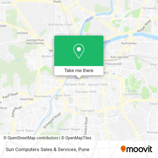Sun Computers Sales & Services map