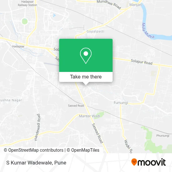 S Kumar Wadewale map