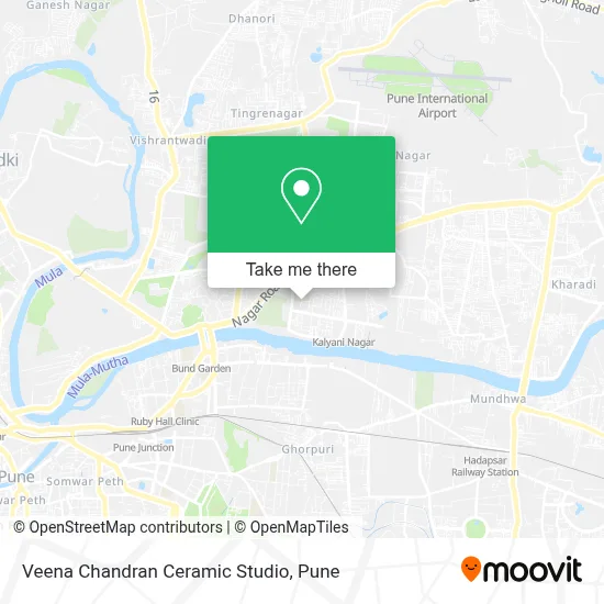Veena Chandran Ceramic Studio map