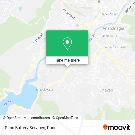 Sunc Battery Services map