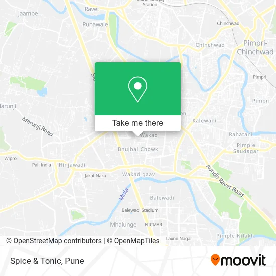 Spice & Tonic map