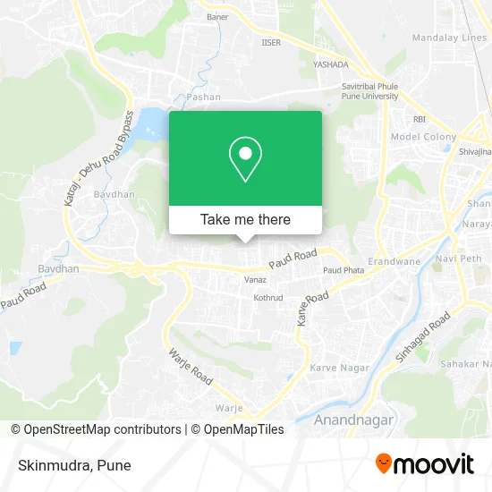 Skinmudra map