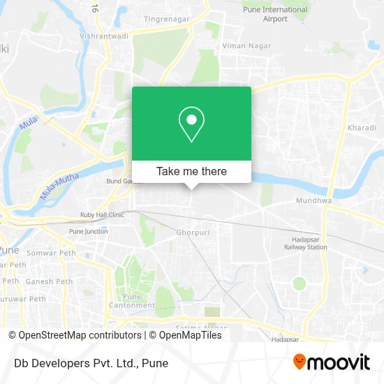 Db Developers Pvt. Ltd. map