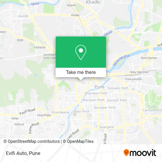Evifi Auto map