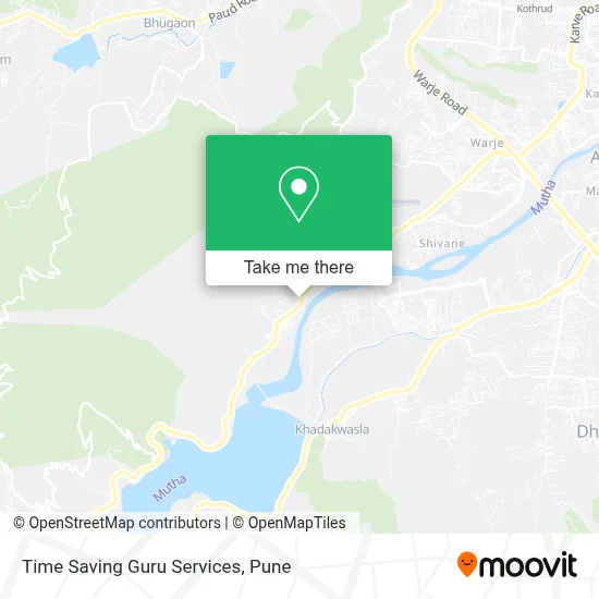 Time Saving Guru Services map