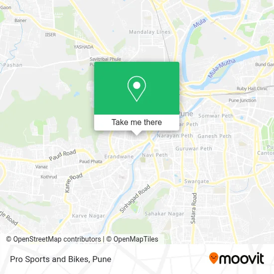 Pro Sports And Bikes map