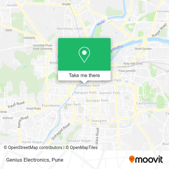Genius Electronics map