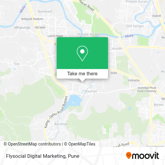 Flysocial Digital Marketing map