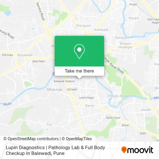 Lupin Diagnostics | Pathology Lab & Full Body Checkup In Balewadi map