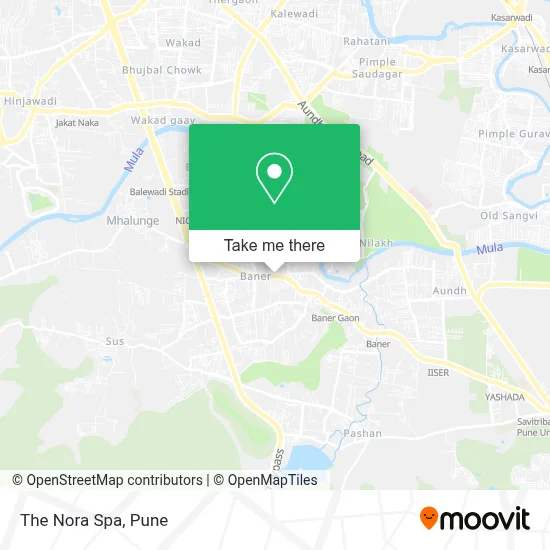 The Nora Spa map