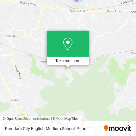 Ramdara City English Medium School map