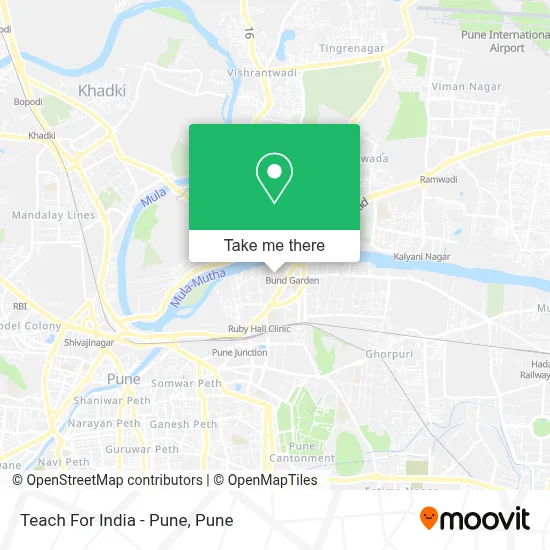 Teach For India -  Pune map