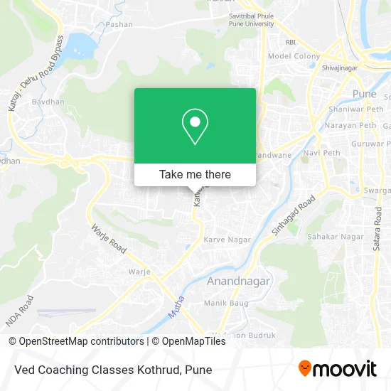Ved Coaching Classes  Kothrud map