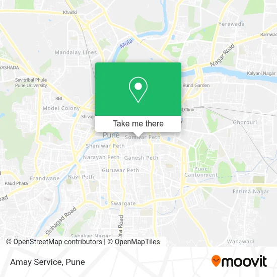 Amay Service map
