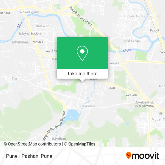 Pune - Pashan map