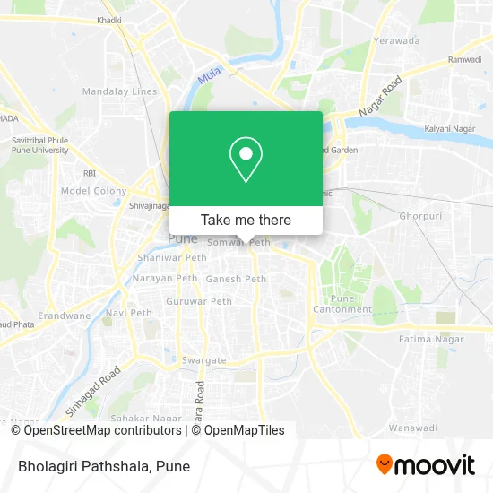 Bholagiri Pathshala map