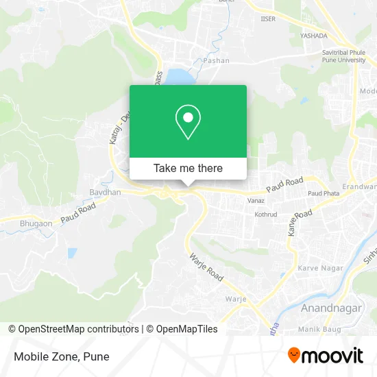Mobile Zone map